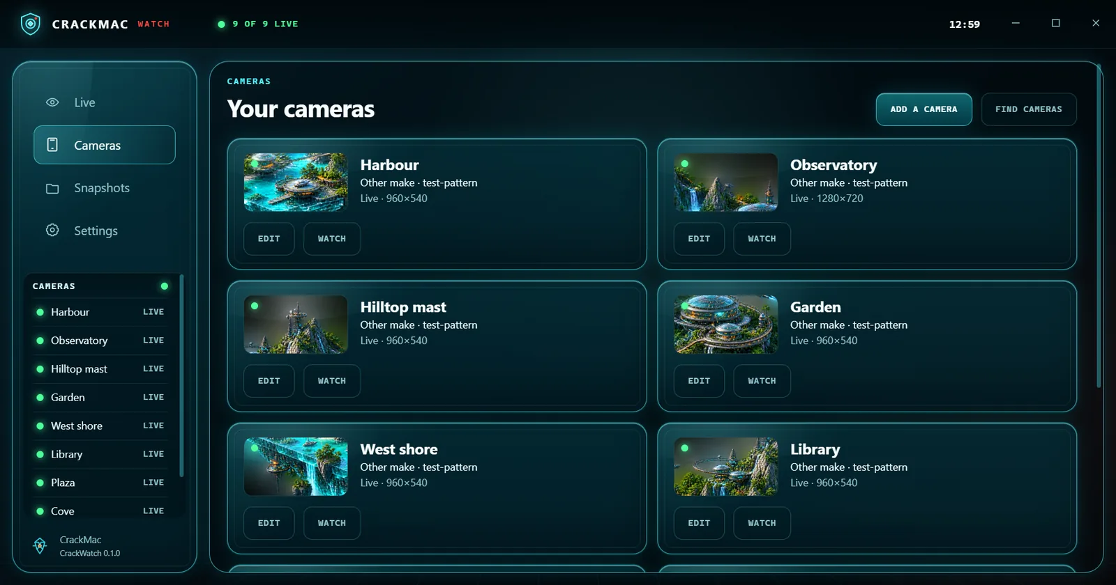 Your cameras